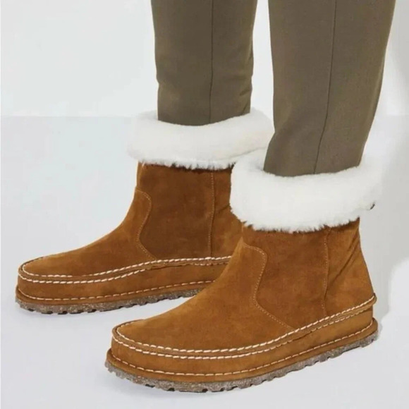 Birkenstock Lahti Suede Unisex Mid Calf Boots Sz: 39/8 - Picture 1 of 10